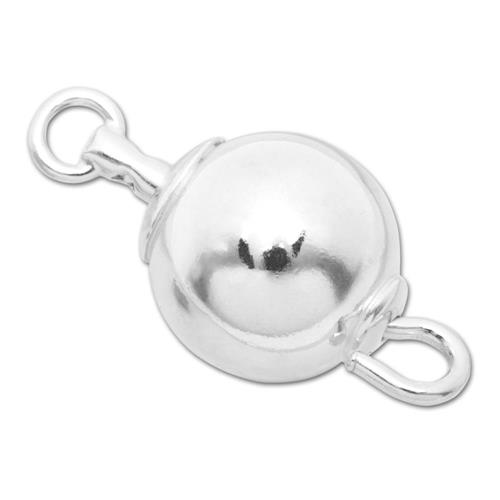 Ball clasp made of sterling sterling silver