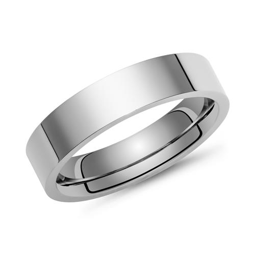 Plain titanium ring 5mm wide