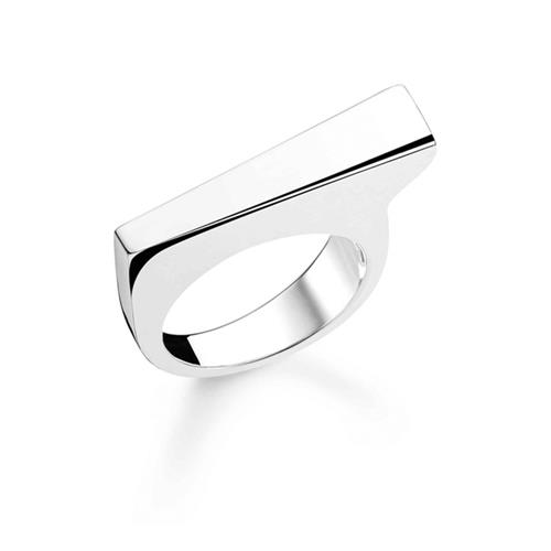 Ring classic bar in sterling silver