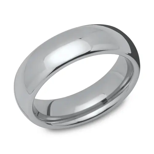 Shiny tungsten ring robust