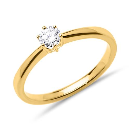 Verlobungsring 0,25 ct 585er Gold Diamant