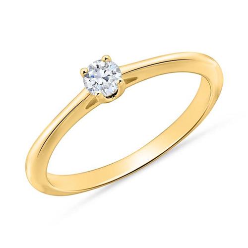 Diamond ring in 18-carat gold