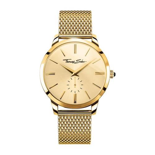Rebel spirit watch for men in gold-plated stainless steel