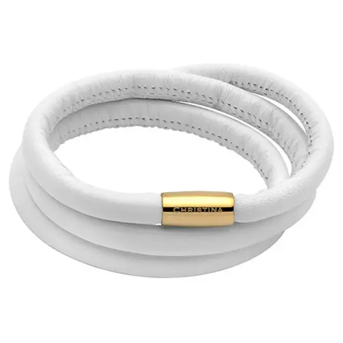 Witte bedelarmband