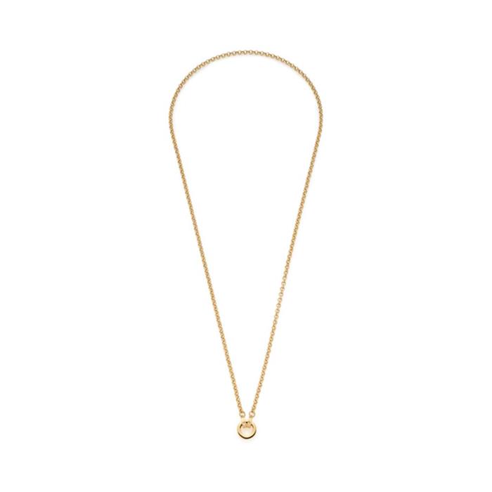 Ladies necklace paola in gold-plated stainless steel