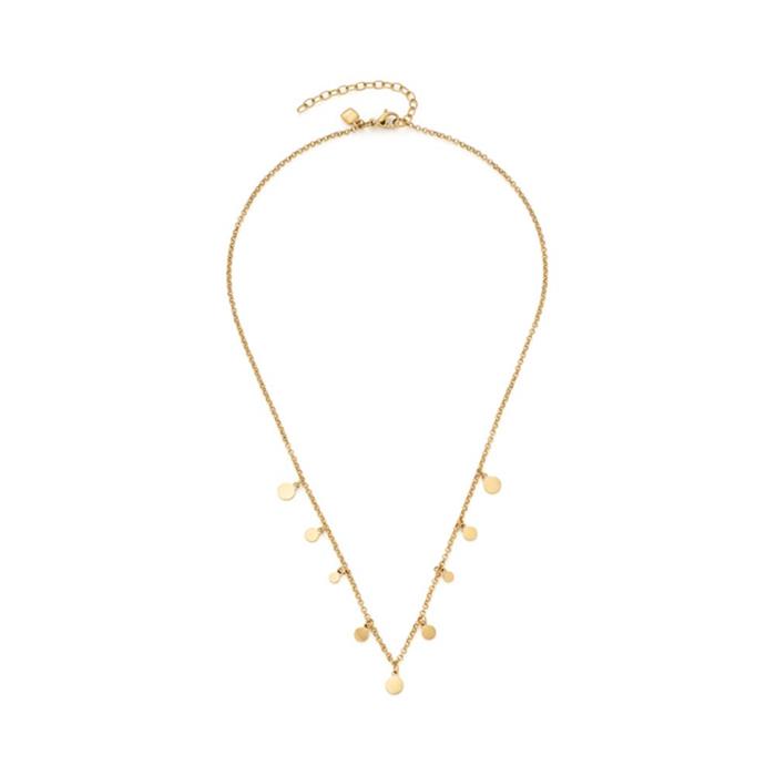 Ladies necklace rica ciao in gold-plated stainless steel