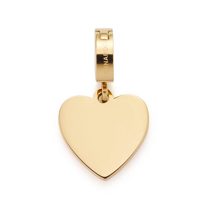 Ladies Pendant Jana Heart Made Of Stainless Steel, Gold