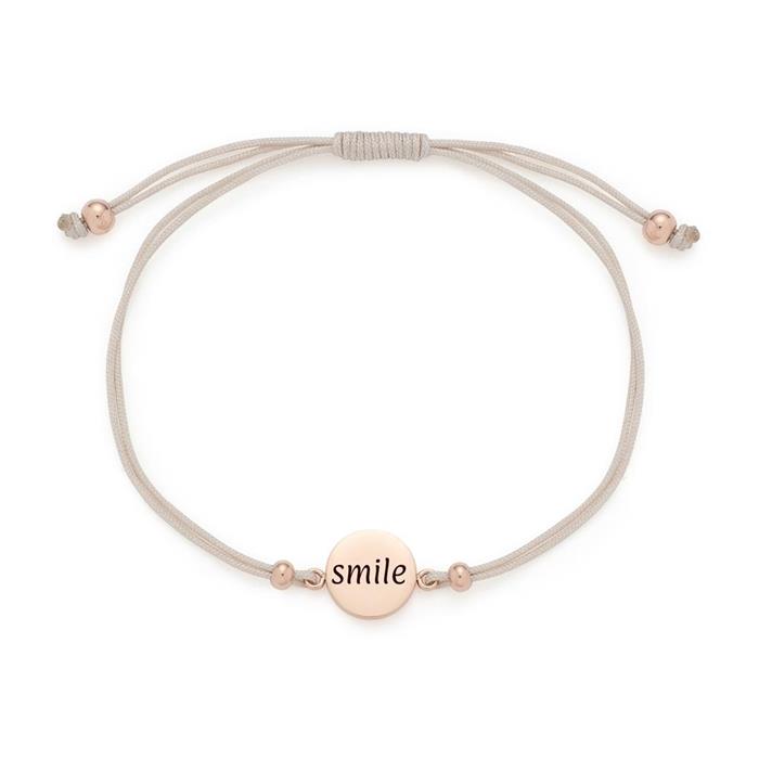 Pulsera mila para mujer en nailon y acero inoxidable