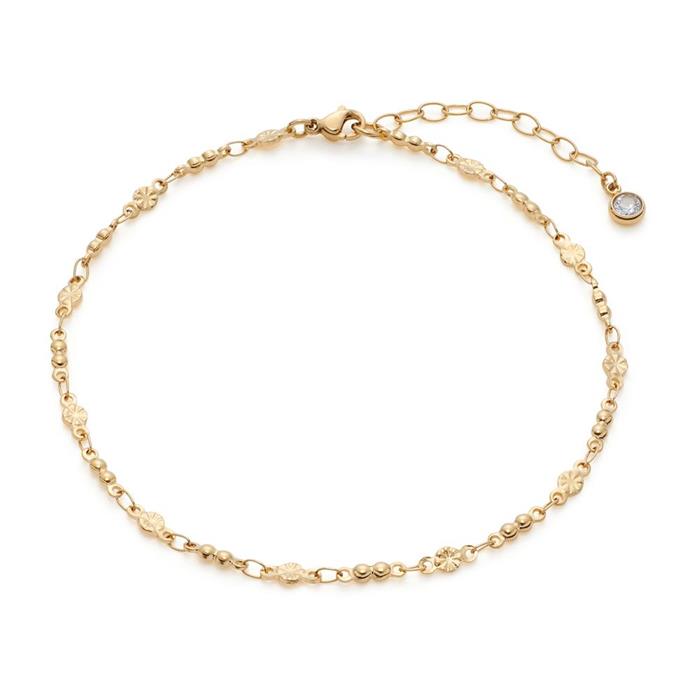 Anklet janni ciao in stainless steel, gold