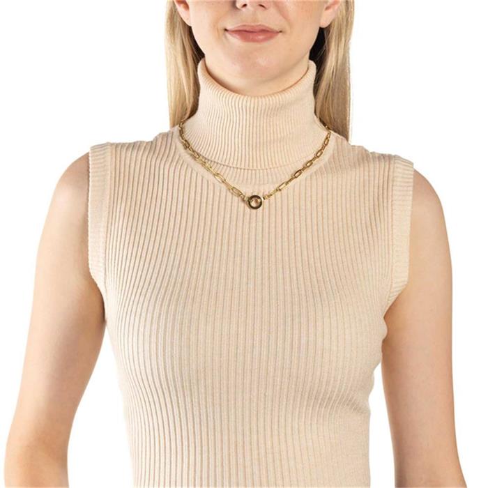 Estrella Clip&Mix Ladies necklace in gold-plated stainless steel