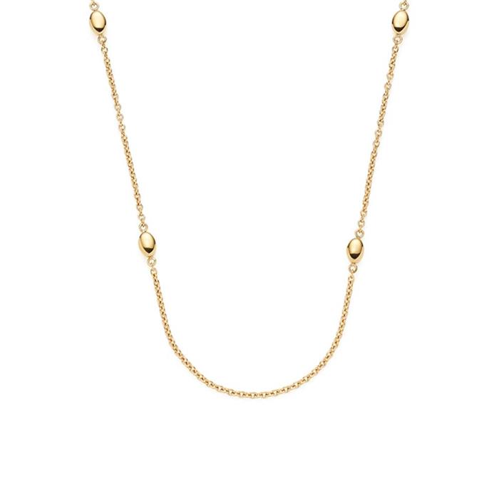 Puro necklace for ladies in gold-plated stainless steel