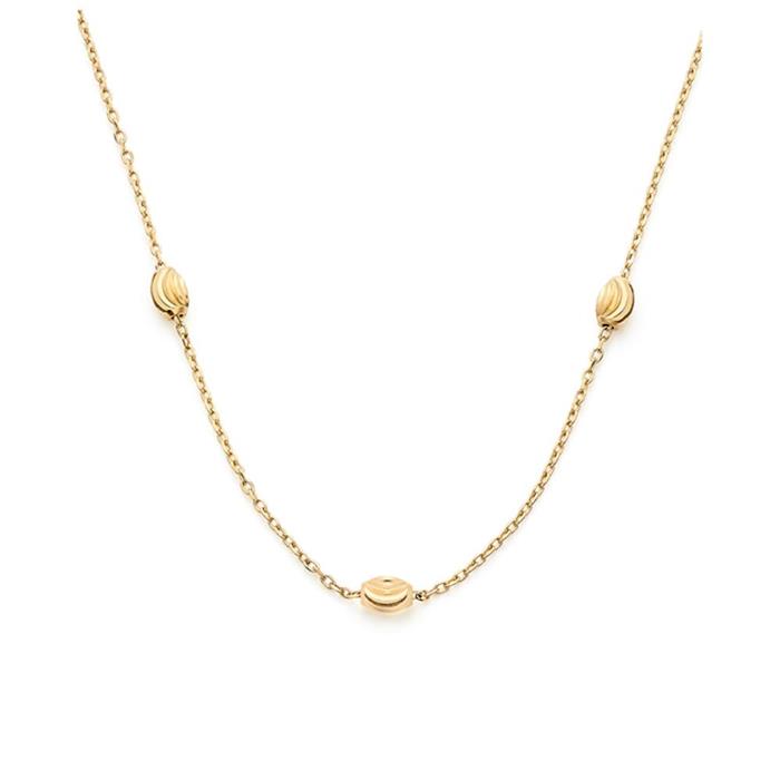 Ladies necklace arisa ciao in gold-plated stainless steel