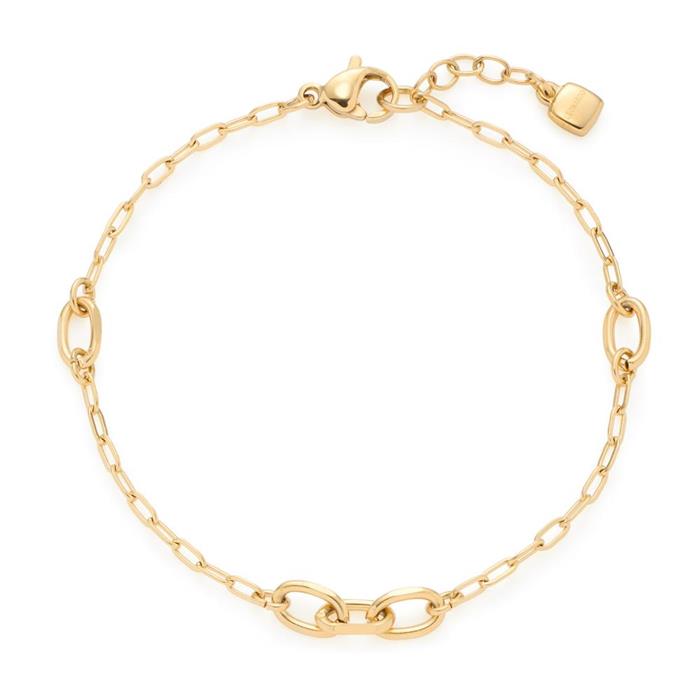 Pulsera cerena ciao para mujer en acero inoxidable, oro