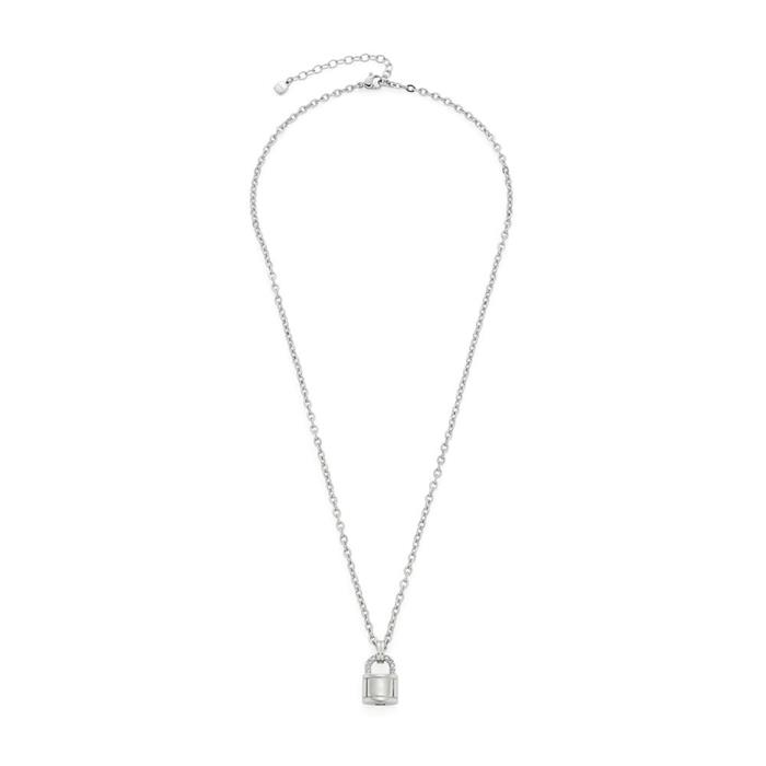 Ladies necklace galera in stainless steel with lock, engravable