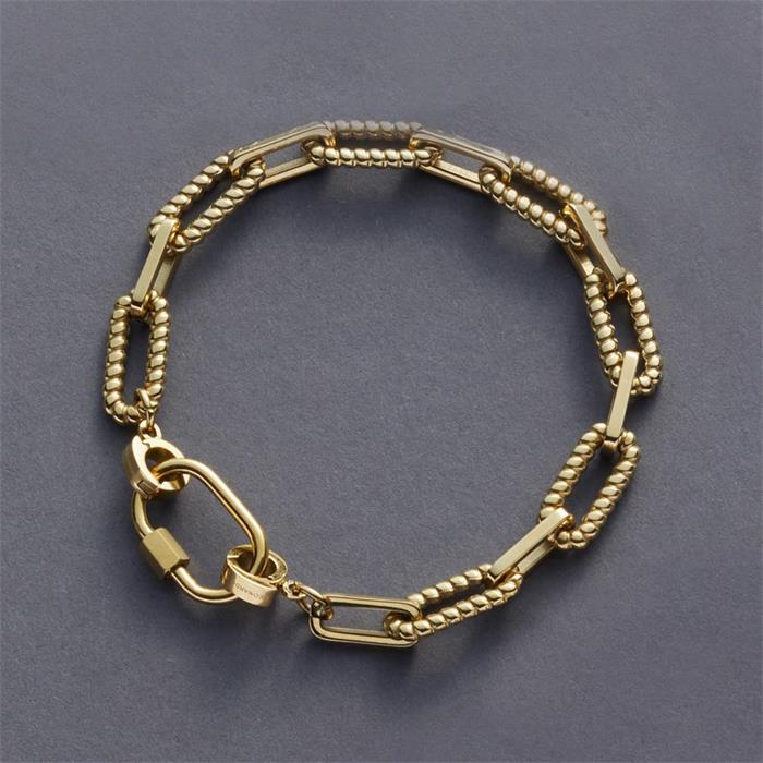 Clip&Mix bracelet moni in stainless steel, IP gold