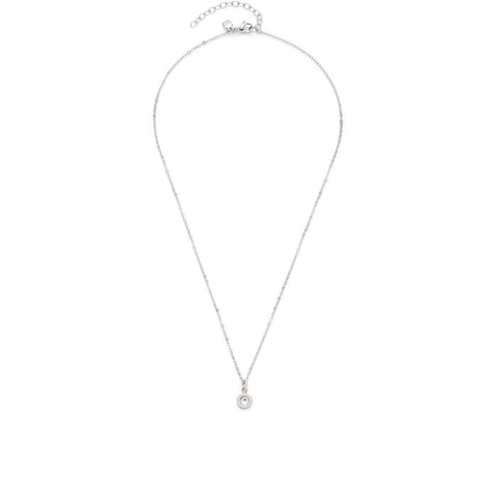 Isa summer stainless steel necklace with glass stone, engravable