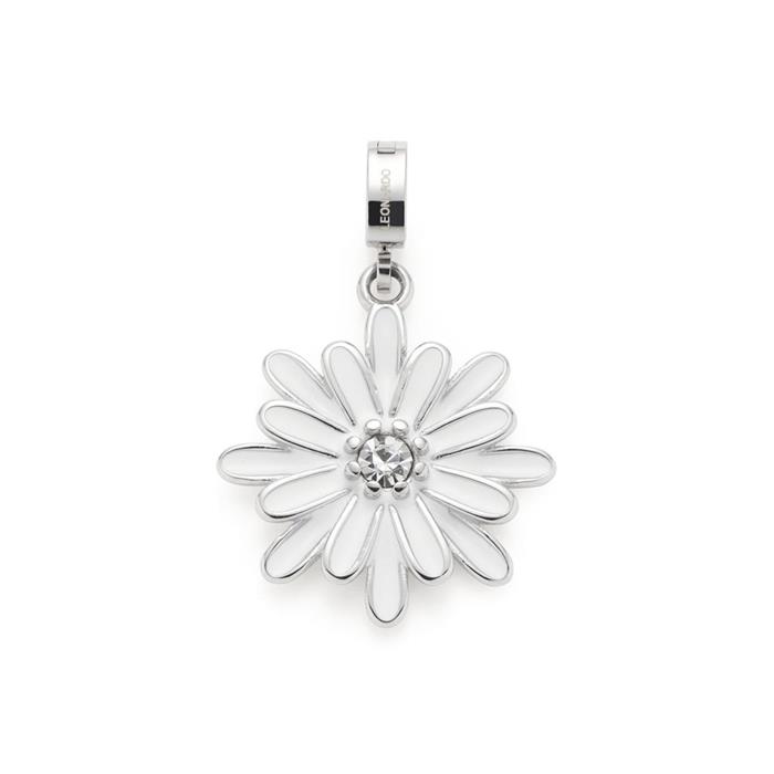 Clip&Mix flower pendant marita in stainless steel