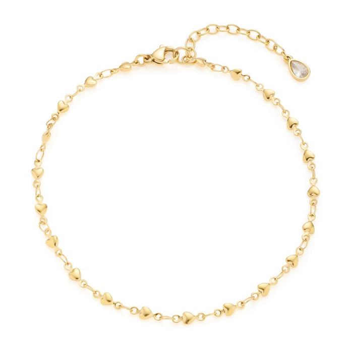 Ladies anklet nana ciao in stainless steel, gold