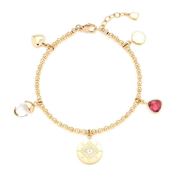 Giselle bracelet for ladies in stainless steel, gold