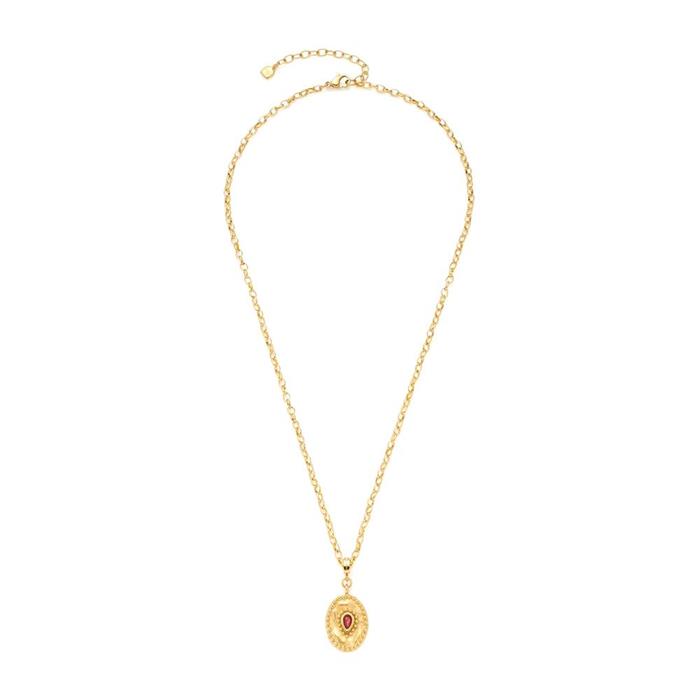 Cadena rubi para mujer en acero inoxidable, oro