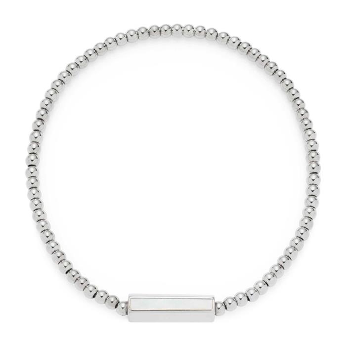 Pilea stainless steel bracelet for ladies, engravable