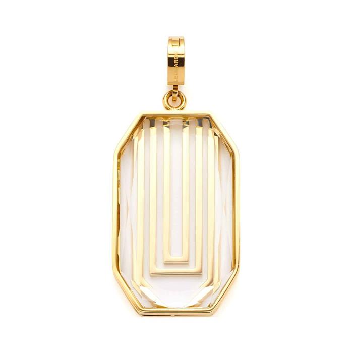 Nova Clip&Mix pendant in gold-plated stainless steel