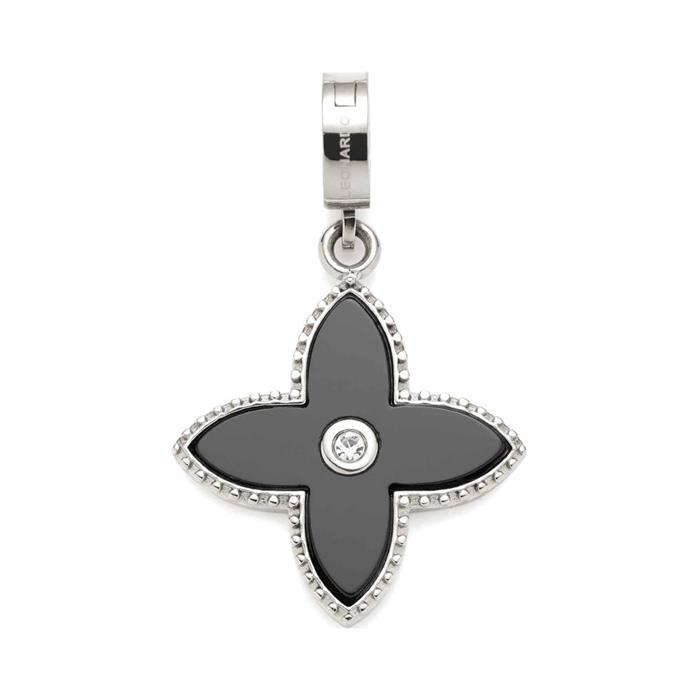 Clip&Mix pendant gothea in stainless steel and onyx