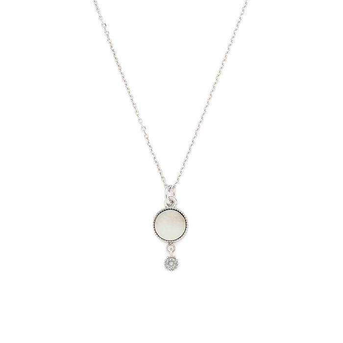 Ladies necklace arida ciao in stainless steel, mother-of-pearl