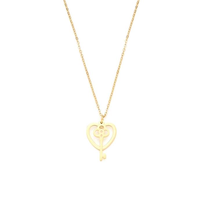 Jetta ciao necklace for ladies in gold-plated stainless steel