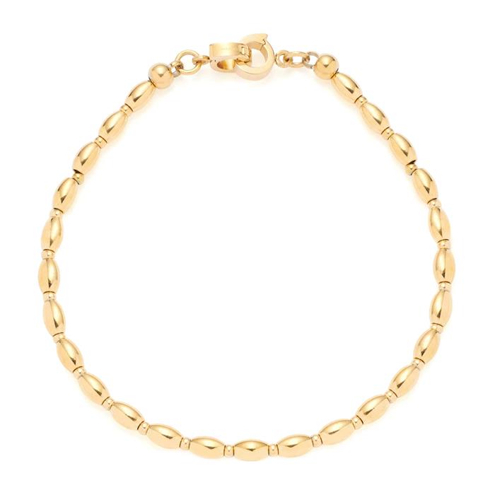 Lori bracelet in gold-plated stainless steel, Clip&Mix