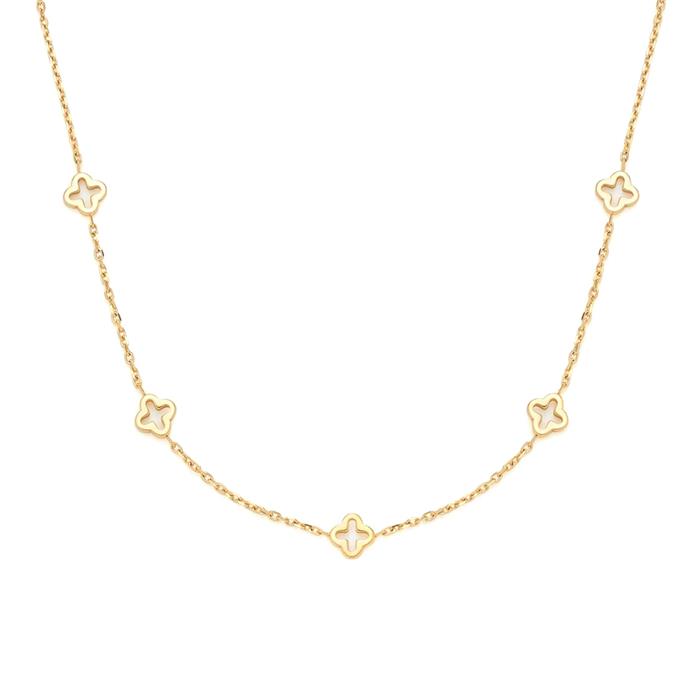 Janna Ciao necklace for ladies in stainless steel, IP gold