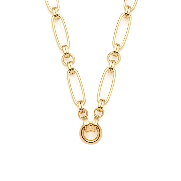 Clip&Mix necklace Mathilde in stainless steel, IP gold
