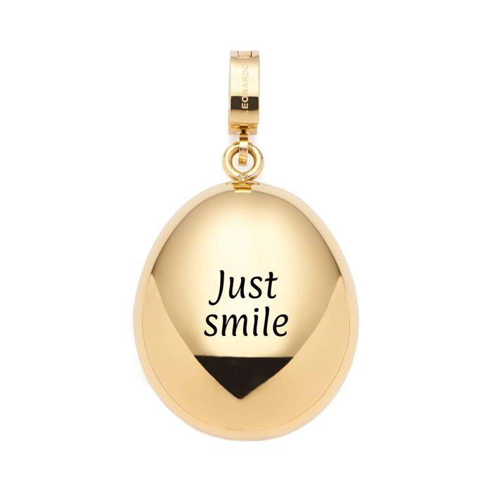 Clip&Mix engraving pendant Mathilde in stainless steel, gold