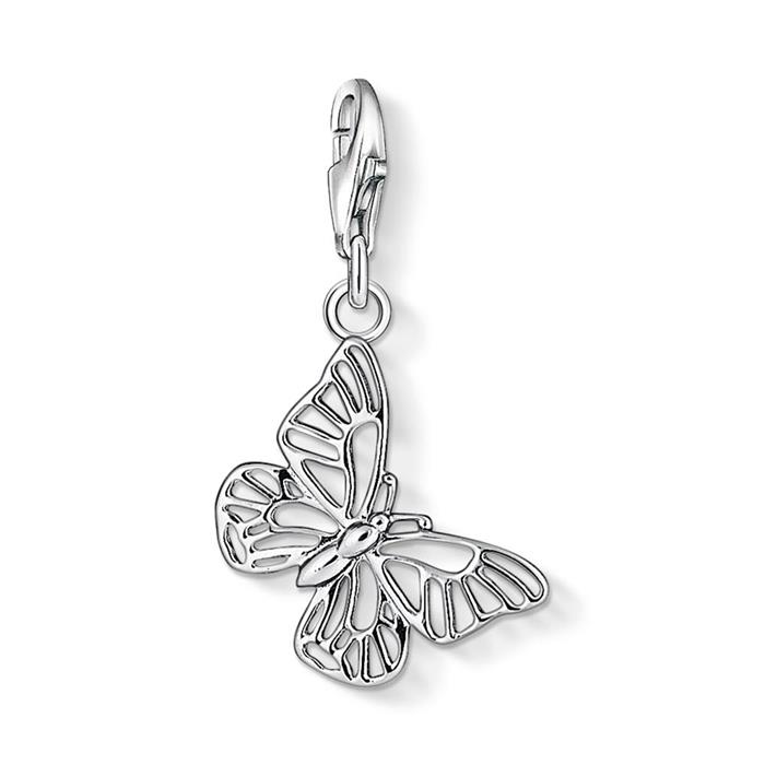 Sterling silver charm pendant butterfly