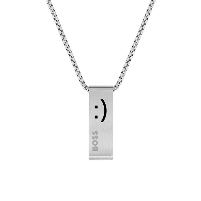 Sarkis Necklace For Men In Stainless Steel, Engravable