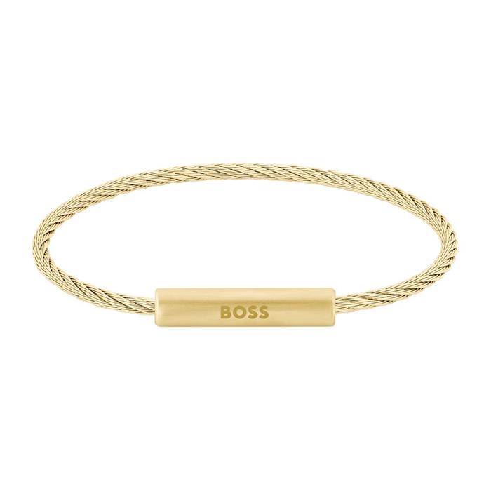 Pulsera para hombre alek acero inoxidable, oro IP