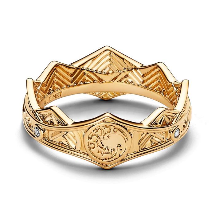 Game of thrones drakenhuis kroon ring, IP goud