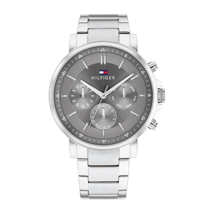 Multifunction watch for men in stainless steel