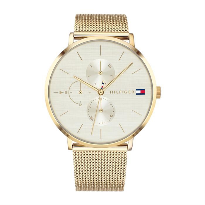 Ladies Watch Jenna Casual Made Of Stainless Steel Gold Plated