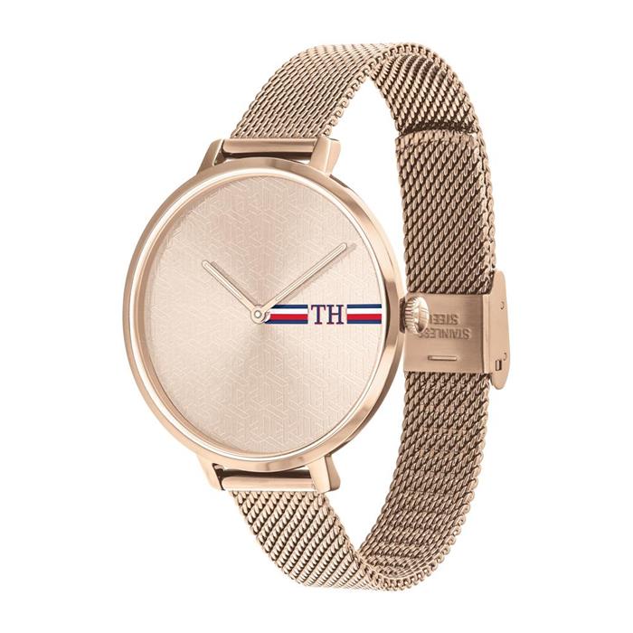 Armbanduhr für Damen aus Edelstahl, IP Roségold