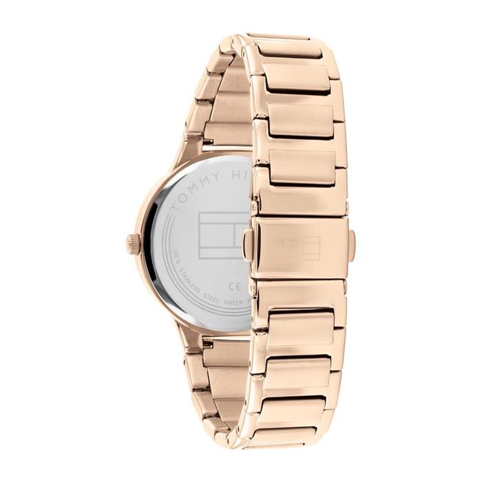 Ladies watch bella in rose gold-plated stainless steel