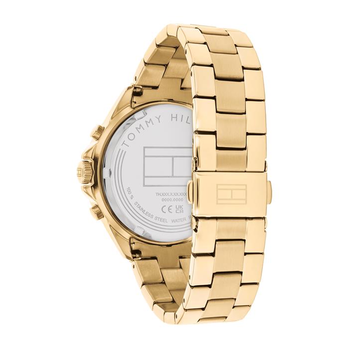 Ladies' multifunction watch Mellie in stainless steel, IP gold