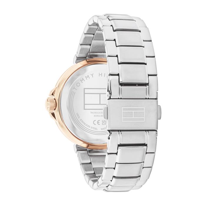 Reloj de cuarzo para mujer Lori en acero inoxidable, oro rosa