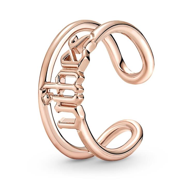 Anillo abierto de mujer vibes, rosa