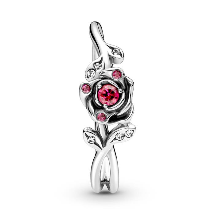 PANDORA Disney Ring Beauty and the Beast Rose, 925er Silber 190017C01