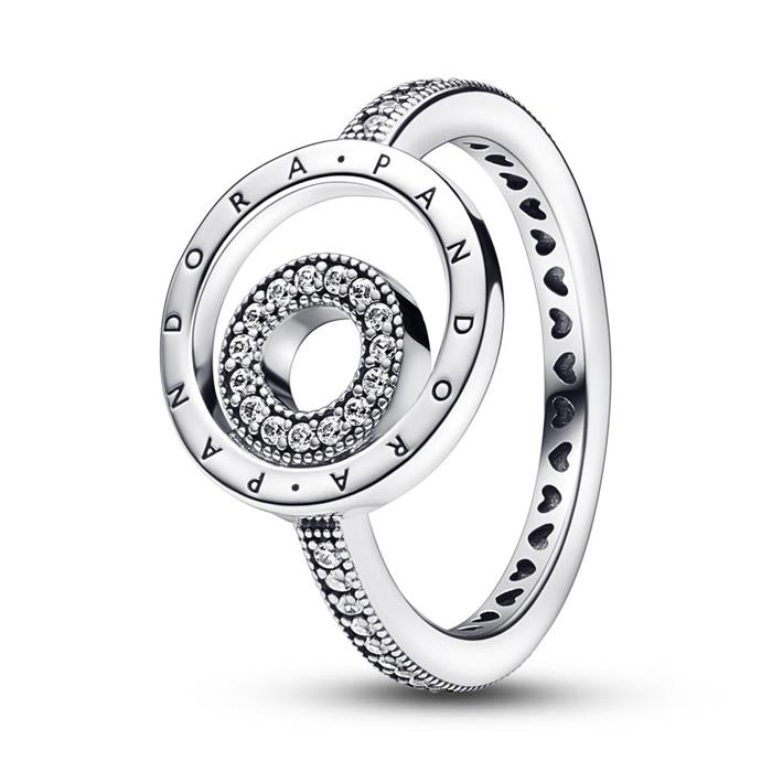 Signature Circle Ring For Ladies In Sterling Silver