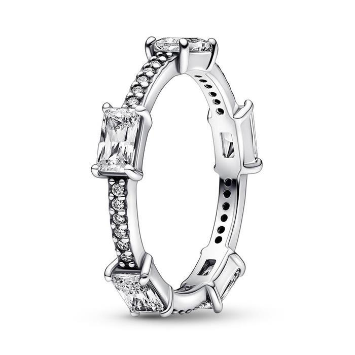 925 sterling silver ring for ladies with zirconia
