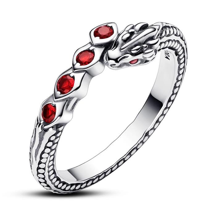 GaME of thrones ring dragon in sterling silver