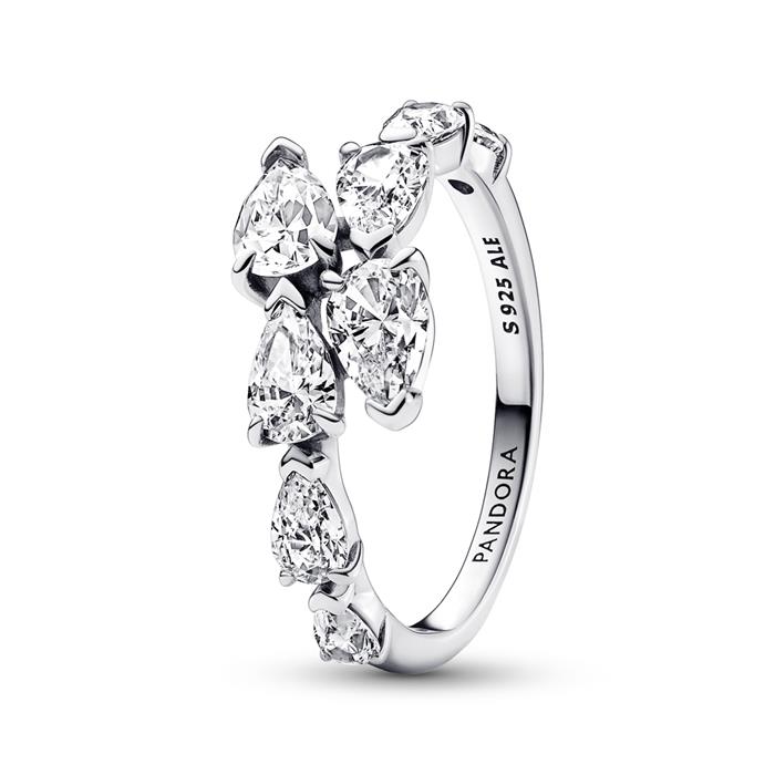 Moments ladies ring in sterling silver with zirconia