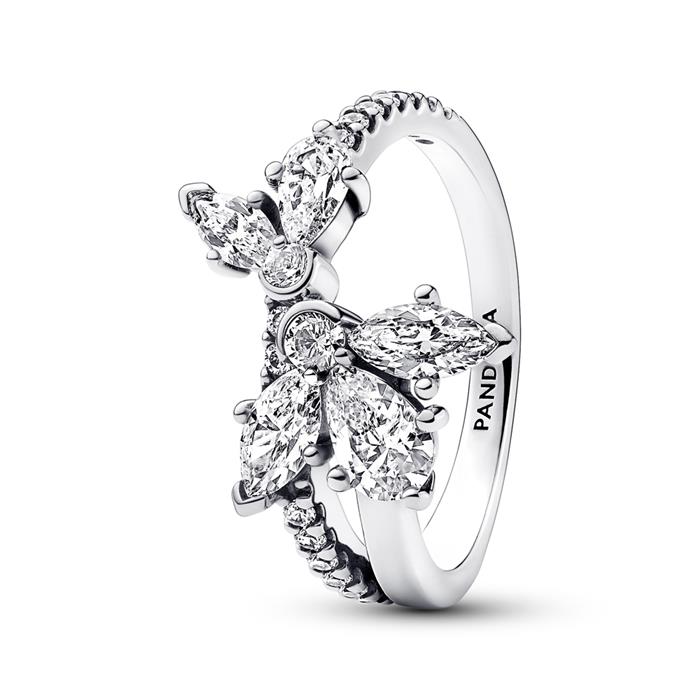 Moments herbarium cluster ladies ring in 925 silver